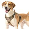 VEVOR Dog Harness for Large Dogs, No Pull Tactical Dog Harness Adjustable Pet Vest, with Handle, Metal Rings, Buckles