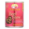 Wellness Pet Products Dog Food - Beef With Carrot And Potatoes - Case Of 12 - 12.5 Oz.