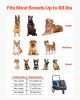 VEVOR Dog Bike Trailer, Supports up to 88 lbs, 2-in-1 Pet Stroller Cart Bicycle Carrier for Small & Large Dogs