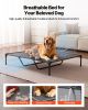 VEVOR Elevated Dog Bed for Large Dogs, Portable Raised Dog Cot with Steel Metal Frame and Breathable Teslin Mesh