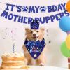 Dog Birthday Party Supplies, Boy Dog Birthday Bandana Set with Cute Dog Bowtie, Scarf