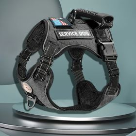 Pet Harness And Leash Set For Dog & Cat; Adjustable No Pull Service Dog Vest Harness For Walking (Color: Pink, Size: M)