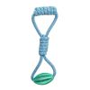 Pet Cotton Rope Hand Pull Leakage Food Ball Teeth Cleaning Toys