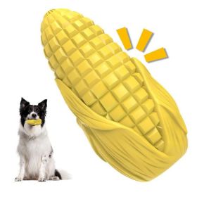 Pet Chewable Teething Stick Dog Sounding Toy (Color: yellow, Type: Pet Toys)