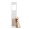 VEVOR Dog Door for Sliding Glass Door, 75 7/8"-80 11/16" Adjustable Height Doggy Door for Sliding Doors