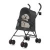 Pet Stroller for Small Dogs  with Mesh Ventilation, Lightweight Foldable Design, Cup Holder