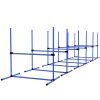 Set of 6 Dog Agility Training Equipment Adjustable Jump Bar Pet Exercise Kit with Carrying Bag