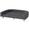 Dog Sofa for Large Dogs with Washable Cover, Anti-slip Foot Pads