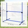 Set of 6 Dog Agility Training Equipment Adjustable Jump Bar Pet Exercise Kit with Carrying Bag