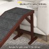 Pet Ramp Bed Steps for Dogs  Non-slip Carpet Top Platform Pine Wood 74"L x 16"W x 25"H
