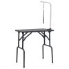Dog Grooming Table Black and silver